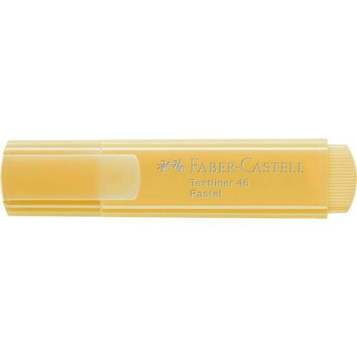 Faber-Castell Textliner 46 Pastel, Textmarker, Highlighter, Keilspitze, vanille, 1 Stück Artikelbild Secondary1 L