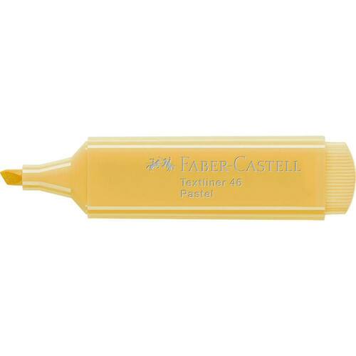 Faber-Castell Textliner 46 Pastel, Textmarker, Highlighter, Keilspitze, vanille, 1 Stück Artikelbild Secondary2 L