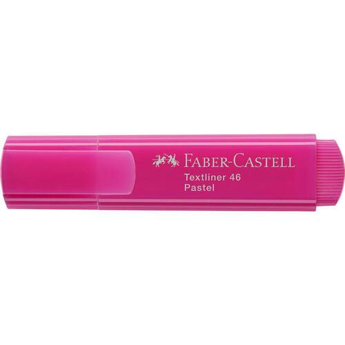 Faber-Castell Textliner 46 Pastel, Textmarker, Highlighter, Keilspitze, purpurrosa, 1 Stück Artikelbild Secondary1 L