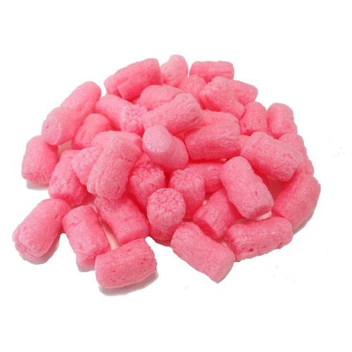 Biobiene® Verpackungschips pink, Füllmaterial, 15,73 Liter, 1 Karton Artikelbild