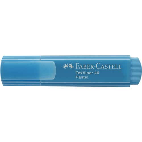 Faber-Castell Textliner 46 Pastel, Textmarker, Highlighter, Keilspitze, hellblau, 1 Stück Artikelbild Secondary1 L