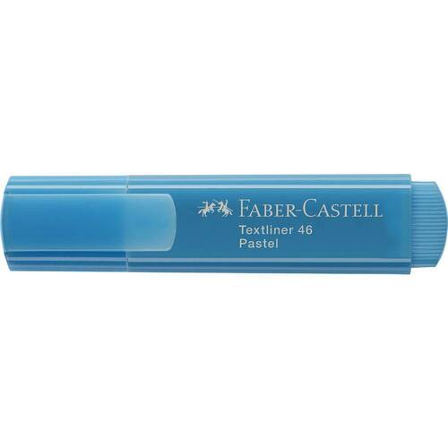 Faber-Castell Textliner 46 Pastel, Textmarker, Highlighter, Keilspitze, hellblau, 1 Stück Artikelbild Secondary1 L