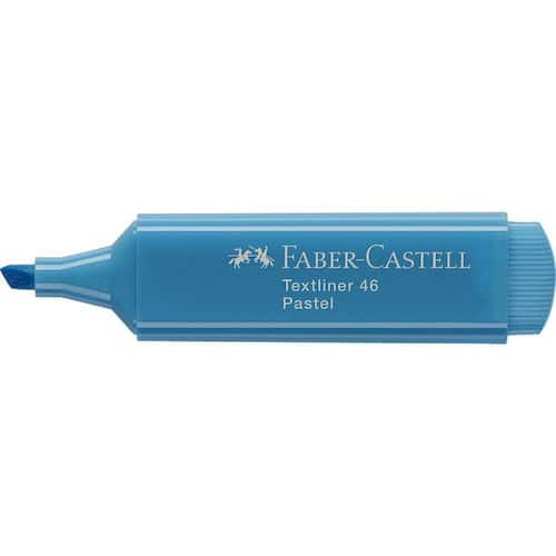 Faber-Castell Textliner 46 Pastel, Textmarker, Highlighter, Keilspitze, hellblau, 1 Stück Artikelbild Secondary2 L