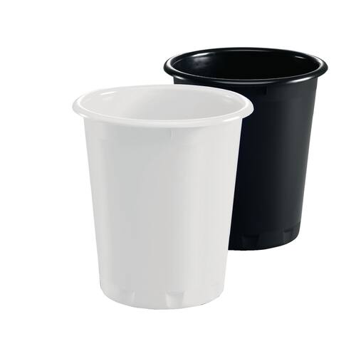 Durable Vanlig papperskorg, 13 l, 290 x 320 mm, vit produktfoto Secondary1 L