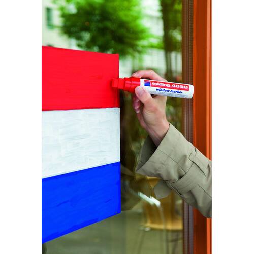 edding Fenster-Marker 4090 Keilspitze, Rot Artikelbild Secondary1 L