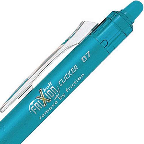 Pilot Tintenroller FriXion Clicker 0.7, radierbare Tinte, 0,4mm, hellblau, 1 Stück Artikelbild Secondary1 L