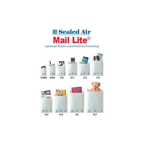 Mail Lite® Luftpolsterversandtasche, J/6, 300x440mm, braun, 5 Stück pro Packung Artikelbild Secondary3 L