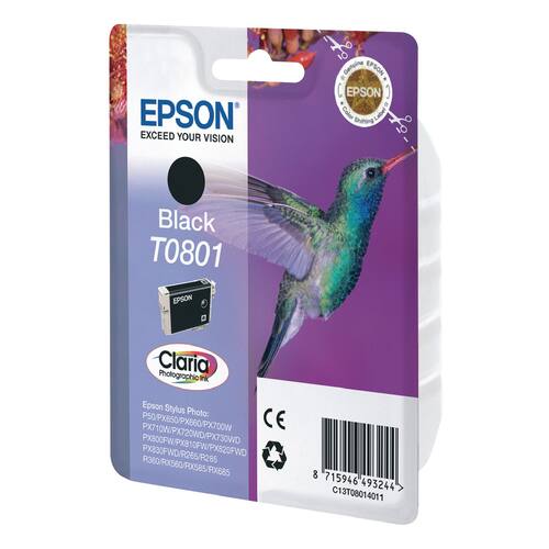 Epson Original Tintenpatrone T080140, Schwarz Artikelbild Secondary1 L