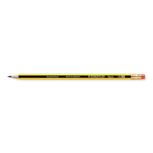 Staedtler Noris® Bleistift mit Radiergummi, HB, 12 Stück Artikelbild