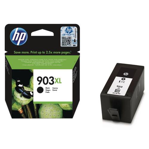 HP Bläckpatron, 903XL, T6M15AE, svart, singelförpackning, hög kapacitet produktfoto