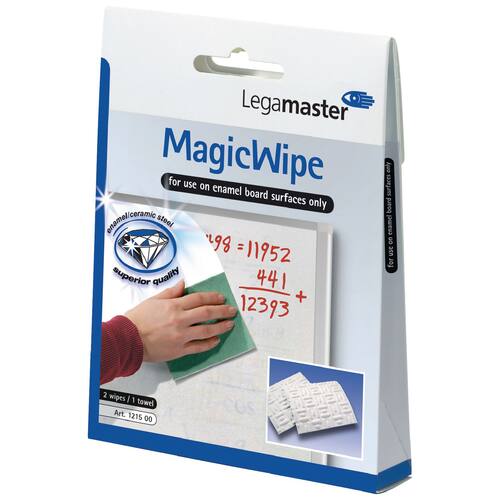 Legamaster Reinigungstücher MagicWipe, 2 Tücher und 1 Trockentuch Artikelbild Secondary3 L