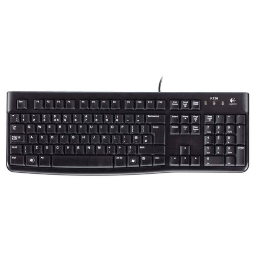 Logitech Tastatur K120, QWERTZ, USB, schwarz Artikelbild Secondary1 L