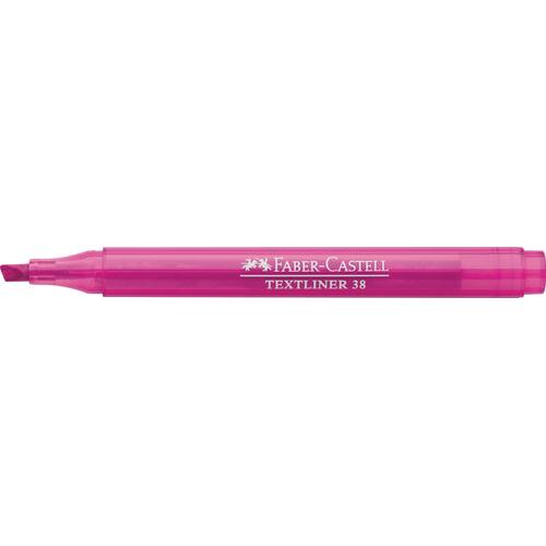 Faber-Castell Textliner 38, 1577, Textmarker, Highlighter, Leuchtmarker, pink, 10 Stück Artikelbild