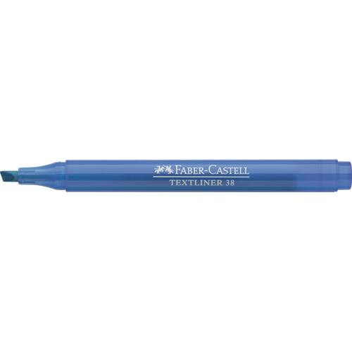 Faber-Castell Textliner 38, 1577, Textmarker, Highlighter, Leuchtmarker, blau, 10 Stück Artikelbild