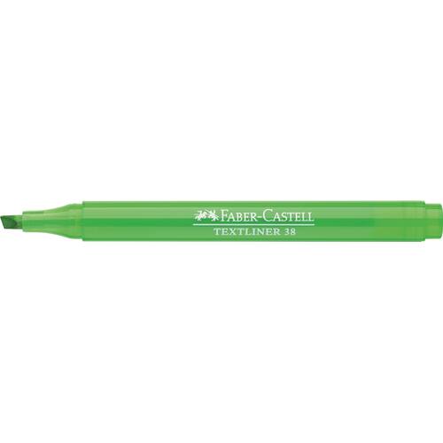 Faber-Castell Textliner 38, 1577, Textmarker, Highlighter, Leuchtmarker, grün, 10 Stück Artikelbild