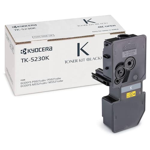 KYOCERA Original Toner TK-5230K, Lasertoner, Tonerkartusche, schwarz, 1 Stück Artikelbild