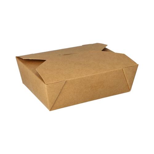 Takeawayboks PURE papp foldet 1000ml(50) produktbilde Secondary1 L