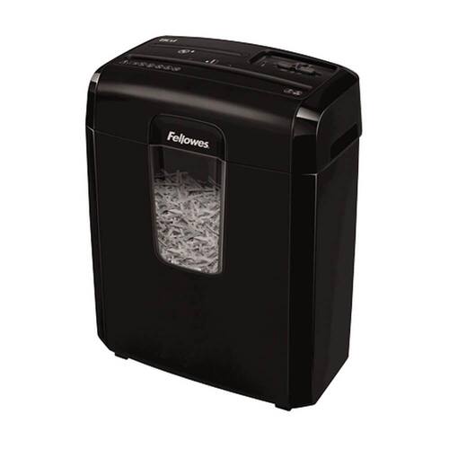 Fellowes Aktenvernichter Powershred 8-Cd, Shredder, Reißwolf, schwarz, Partikelschnitt, Sicherheitsstufe: P-4, 1 Stück Artikelbild