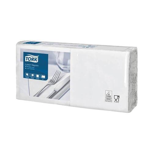 Tork Lunch-Servietten Advance, 32,5x33cm, 2-lagig, weiß, 200 Servietten Artikelbild