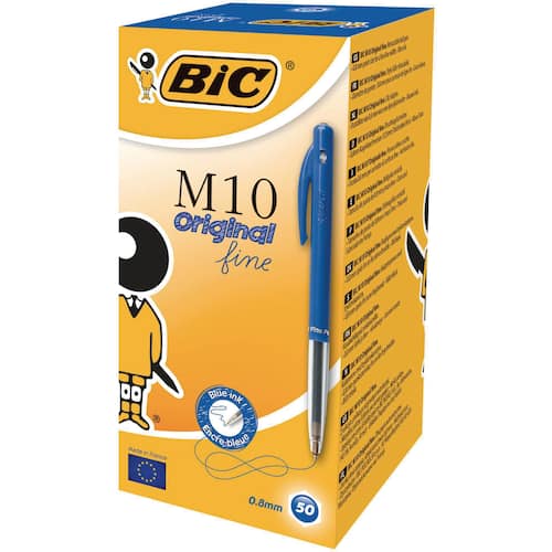 BIC® Kugelschreiber M10 Clic Fine blau 0,3 mm, 1 Stück Artikelbild Secondary1 L
