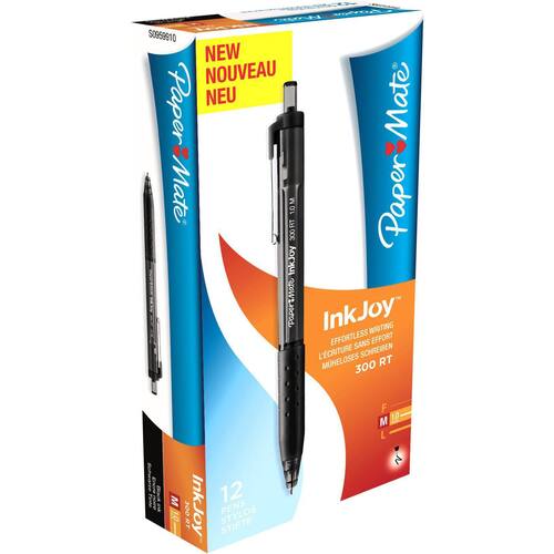 Paper Mate InkJoy 300 Kugelschreiber mit Druckmechanik, M, schwarz Artikelbild Secondary1 L