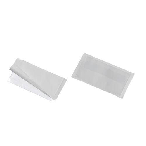 Durable Selbstklebe-Beschriftungsfenster POCKETFIX, Visitenkarte mit Verschlussklappe, 90x57mm Artikelbild
