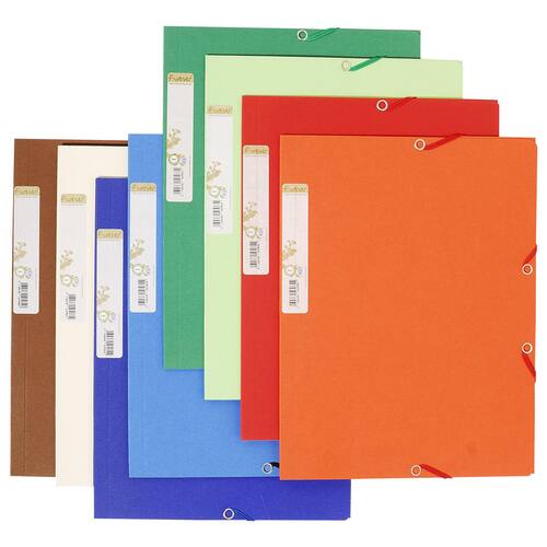 Exacompta Einschlagmappe mit Gummizug, Flügelmappe, A4+, 400g, dunkelblau, 1 Stück Artikelbild Secondary2 L
