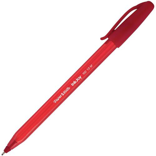 Paper Mate Inkjoy™ 100 Kugelschreiber mit Kappe, rot Artikelbild