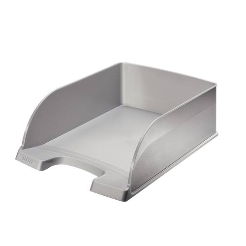 Leitz Briefkorb Jumbo Plus, Ablagekorb, A4, silber, 1 Stück Artikelbild