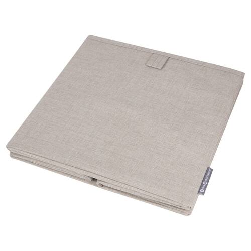 Oppbevaringsboks BIGSO kube beige produktbilde Secondary3 L