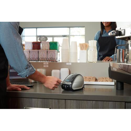 Dymo LabelWriter™ 550 Etikettiergerät, Beschriftungsgerät, Etikettendrucker, schwarz, 1 Stück Artikelbild Secondary4 L