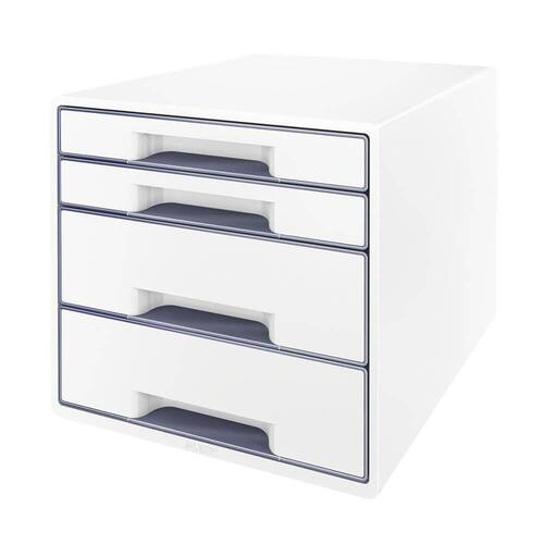 Leitz Schubladenbox WOW CUBE, Ladenturm, Büroset, grau, 287x363x270mm, 1 Stück Artikelbild