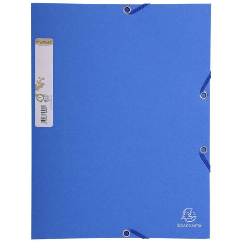 Exacompta Gummibandsmapp FOREVER 3-klaff A4 sorterade färger produktfoto Secondary2 L
