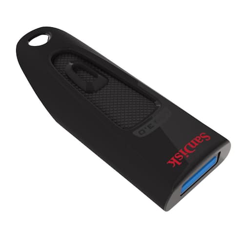 SanDisk USB-Stick Cruzer Ultra, 64 GB, USB 3.0, schwarz, 1 Stück Artikelbild Secondary3 L