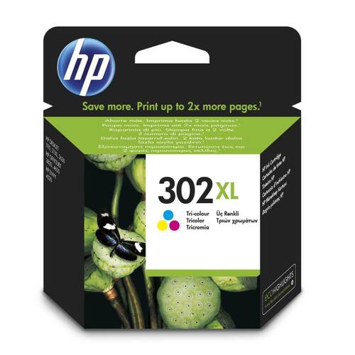 HP Original Tinte HP 302XL, Tintenpatrone, Druckerpatrone, 3-farbig, 8ml, 1 Stück Artikelbild