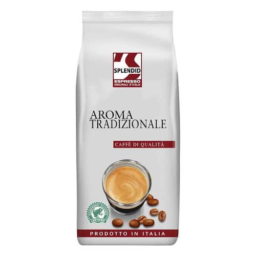 Splendid Kaffee, Aroma Tradizionale Espresso, Kaffeebohnen, 1 kg, ganze Bohne, 1 Packung Artikelbild