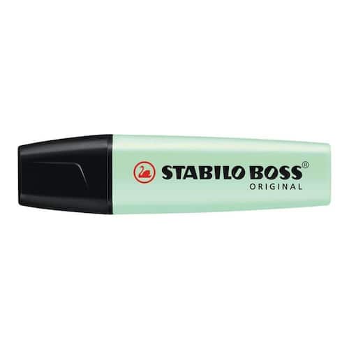 STABILO Boss Original Pastel Textmarker, Highlighter, Leuchtmarker, Pastellfarben, hellgrün - Hint of Mint, 1 Stück Artikelbild