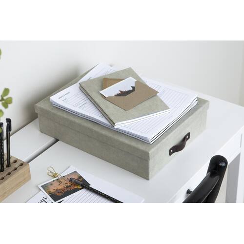 Dokumentboks BIGSO Oskar A4 lin produktbilde Secondary1 L