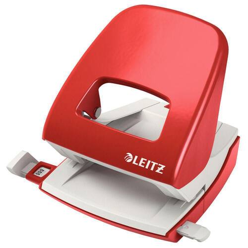 Leitz Locher 5008, 30 Blatt, 3mm, rot, 1 Stück Artikelbild