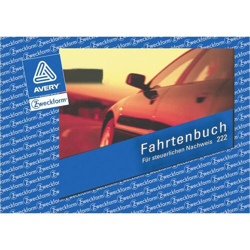 Avery Formularbuch Fahrtenbuch A6 quer Artikelbild