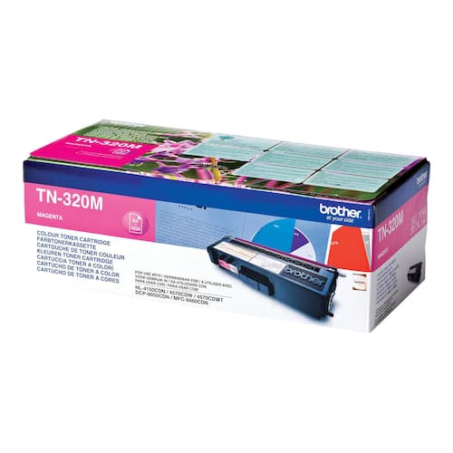 Brother Original Toner TN-320M, Lasertoner, Tonerkartusche, magenta, 1 Stück Artikelbild
