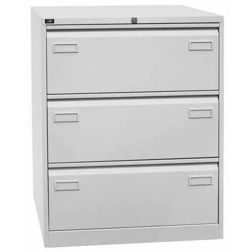 Bisley Hängeregistraturschrank Light - 3 Schubladen - 2-bahnig - Lichtgrau, 1 Stück Artikelbild