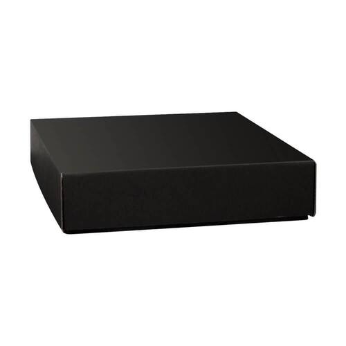 Stülpdeckelkarton ''SANTORIN'' S, schwarz, 160x160x50mm, 20 Stück Artikelbild