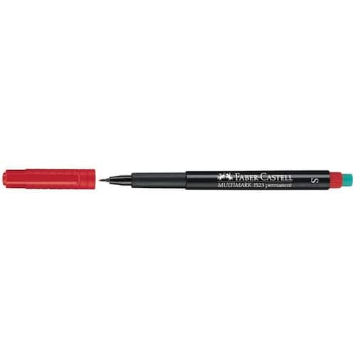 Faber-Castell OHP-Stift Multimark 1523 permanent, S 0,4 mm, rot Artikelbild