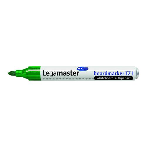 Legamaster Boardmarker TZ1, Whiteboardmarker, Flipchartmarker, 1,5-3 mm, Rundspitze, nachfüllbar, grün, 1 Stück Artikelbild