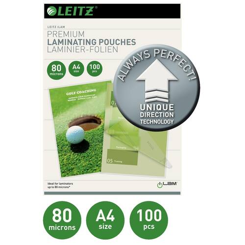 Lamineringslomme LEITZ A4 UDT 80my (100) produktbilde Secondary4 L