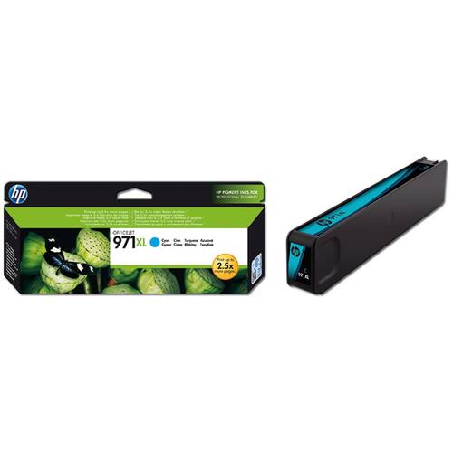 HP Original Tintenpatronen HP 971 XL, CN626AE, Cyan Artikelbild