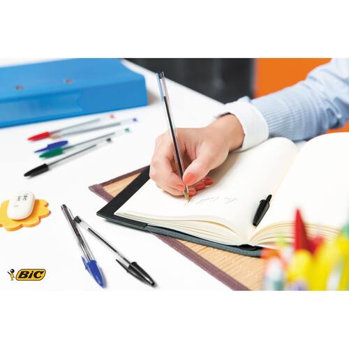 BIC® Cristal®Original Kugelschreiber, schwarz, Vorteilspack 90+10 gratis Artikelbild Secondary4 L