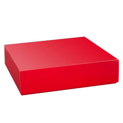 Stülpdeckelkarton ''SANTORIN'' M, rot, 215x210x50mm, 20 Stück Artikelbild