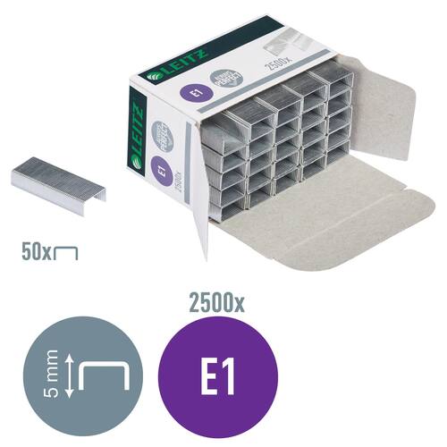 Leitz Heftklammern e1 für  Hefter NeXXt 5532, 2500 Stück Artikelbild Secondary2 L